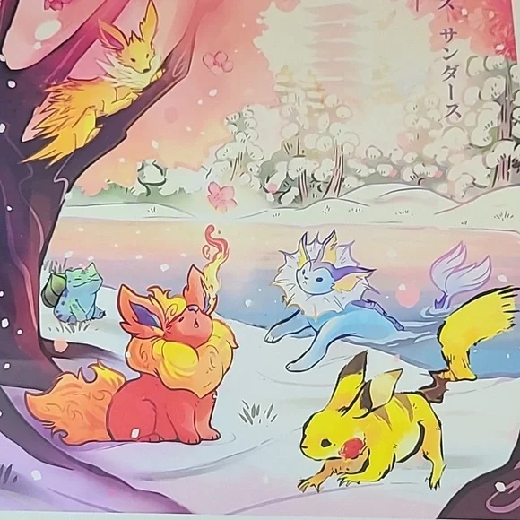 Pokemon Framed Canvas Art - Picture 2 of 3